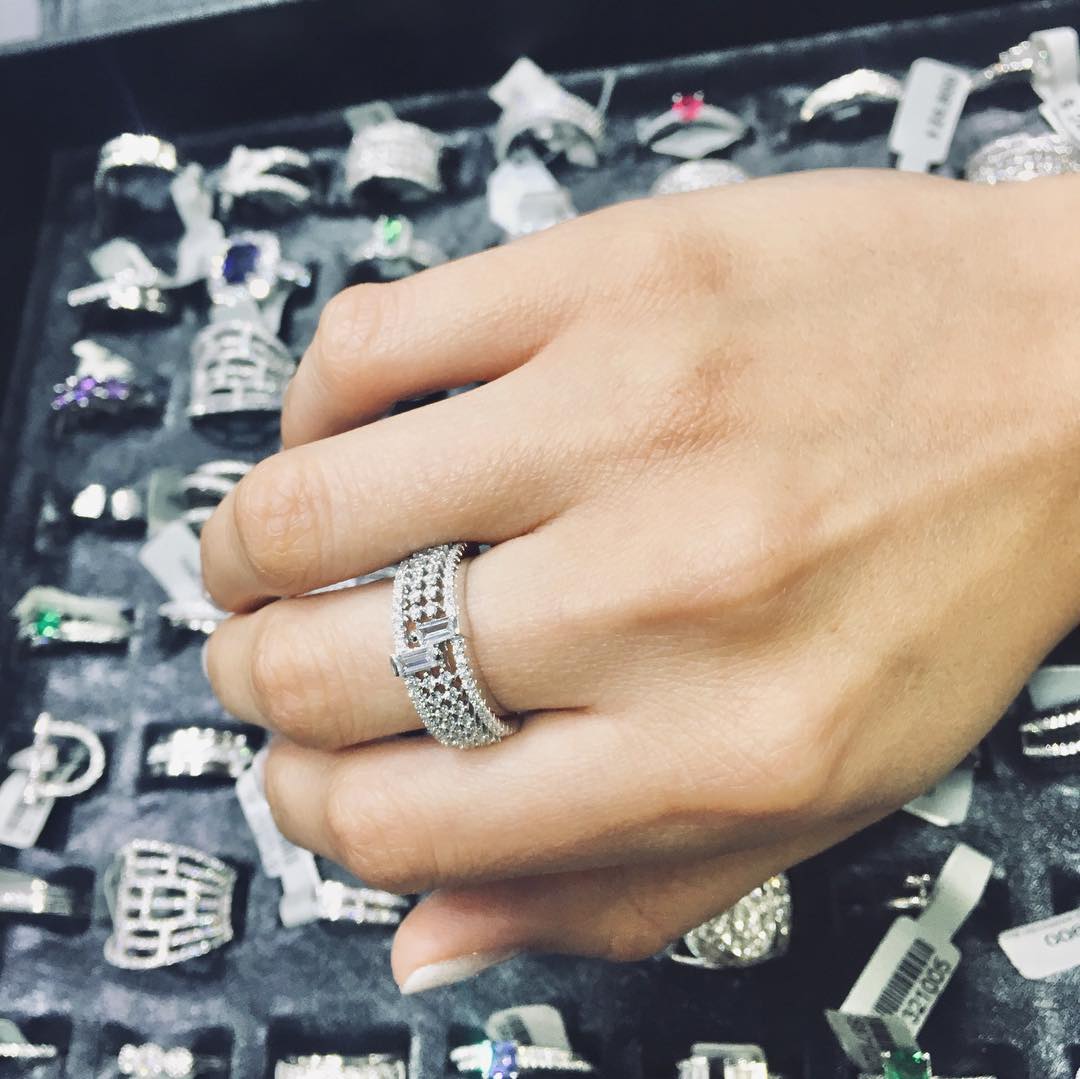 Anillo CÉCILE Plata Italiana 925 Rodinada