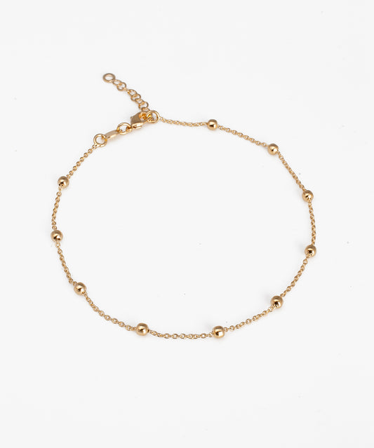 Tobillera WANDERER en Baño de Oro 18k
