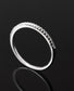 Anillo cintillo ESSENTIEL Plata Italiana 925 Rodinada