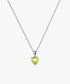 Collar AGOSTO Couleur de Naissance Corazón Plata 6mm