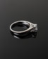Anillo solitario CLASSIQUE Plata Italiana 925 Rodinada 6mm