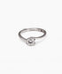 Anillo solitario BÉTELGEUSE Plata 925 con Moissanita de 0.5 Quilates